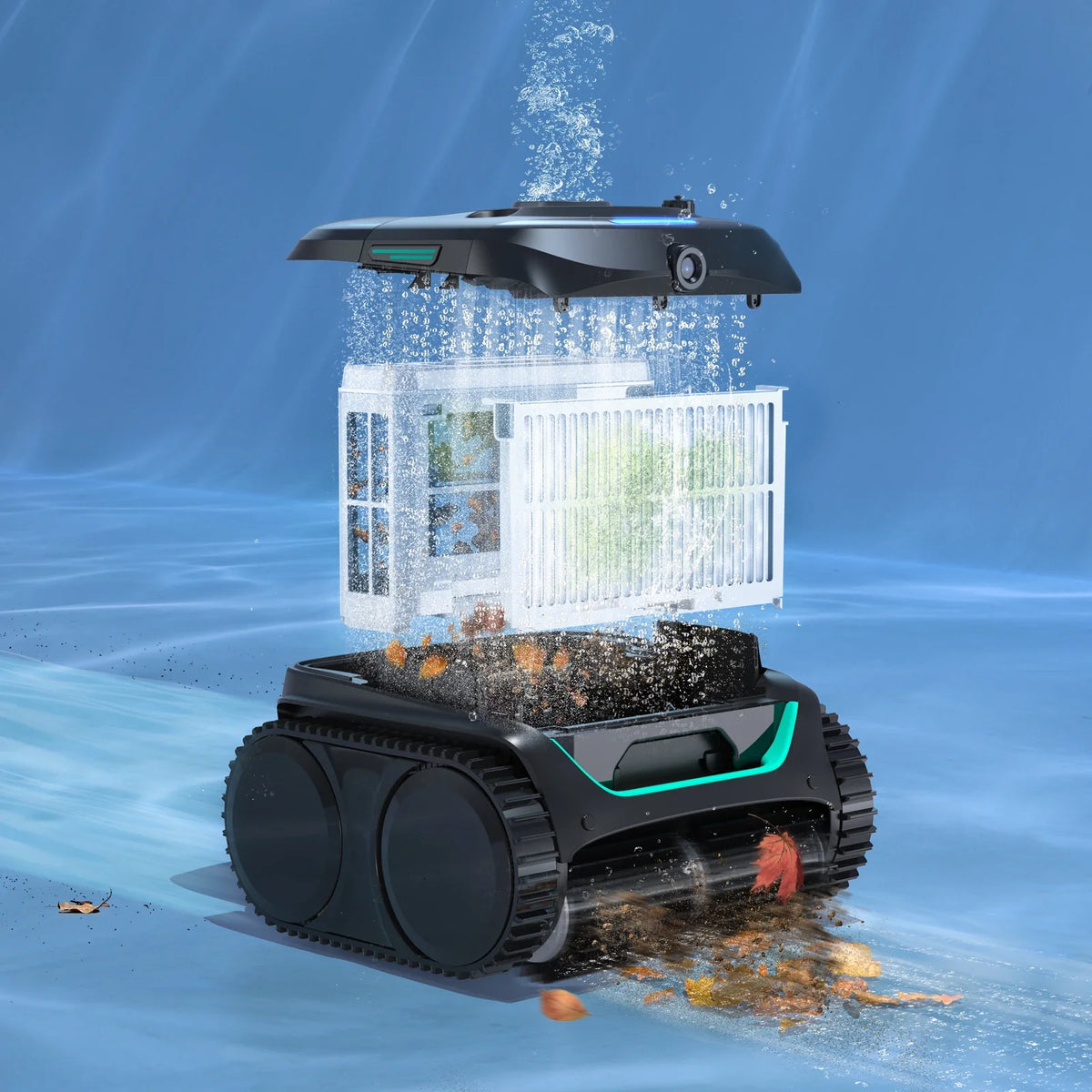 WYBOT C2 Vision Robotic Pool Cleaner Vacuum with AI Vision & Smart APP Control-4