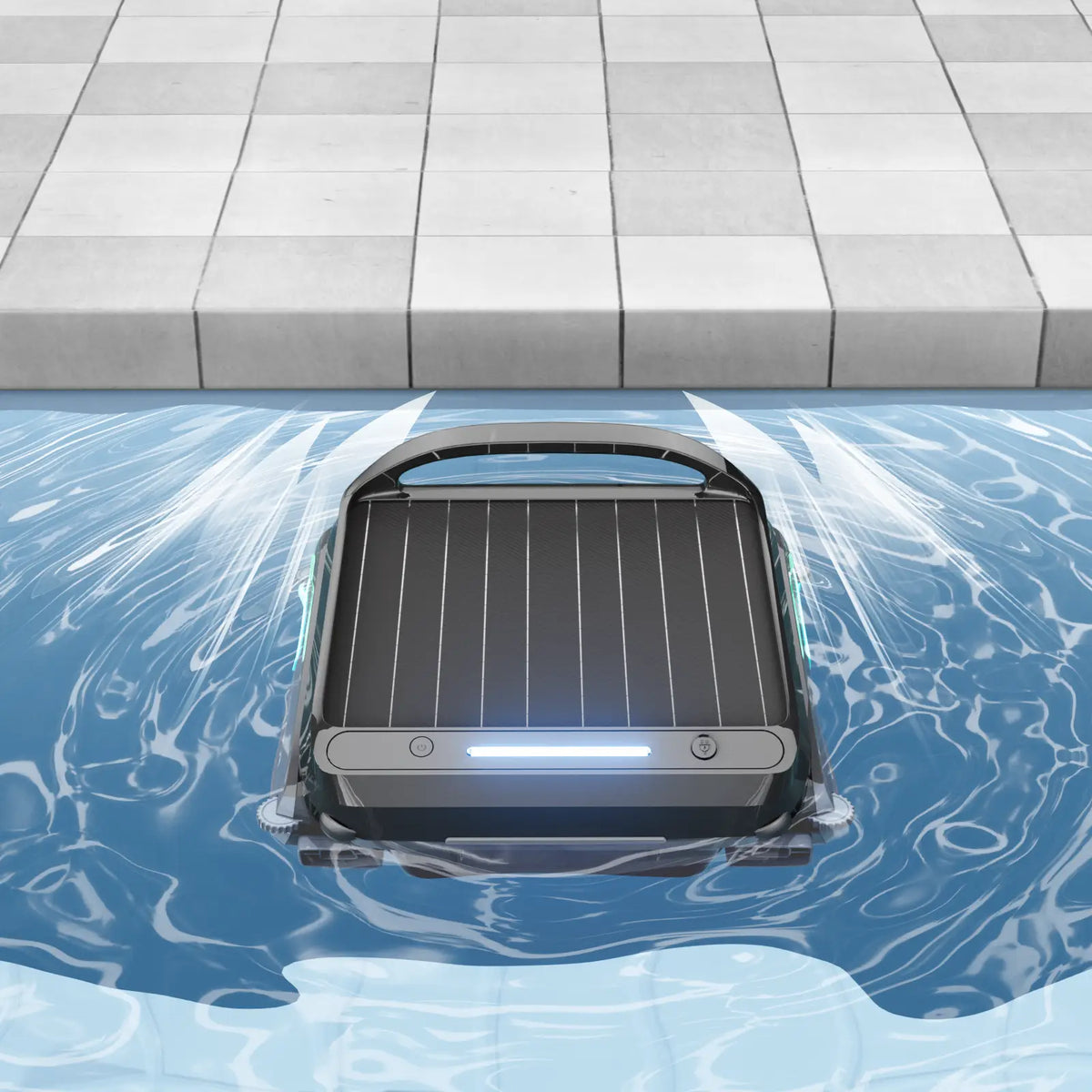 WYBOT F1 Pool Skimmer Solar Powered Robotic Cleaner-3