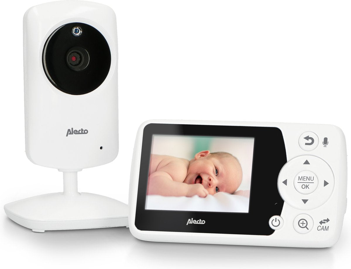 Gigaset Video Babyphone mit Full-HD-Kamera und Farbdisplay zur komfortablen Überwachung Deines Babys zu Hause.