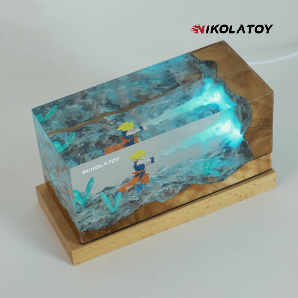Dragon Ball Z NeoGlow LED Diorama – Anime Lichtkunst mit 3D-Effekt