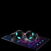 Kabellose Gaming Earbuds mit futuristischem LED-Design und Bluetooth-Musiksteuerung für unterwegs und Gaming