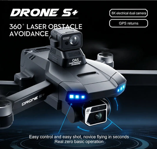 Sky Scout S+ – 6K Drohne mit GPS & Laser-Hinderniserkennung