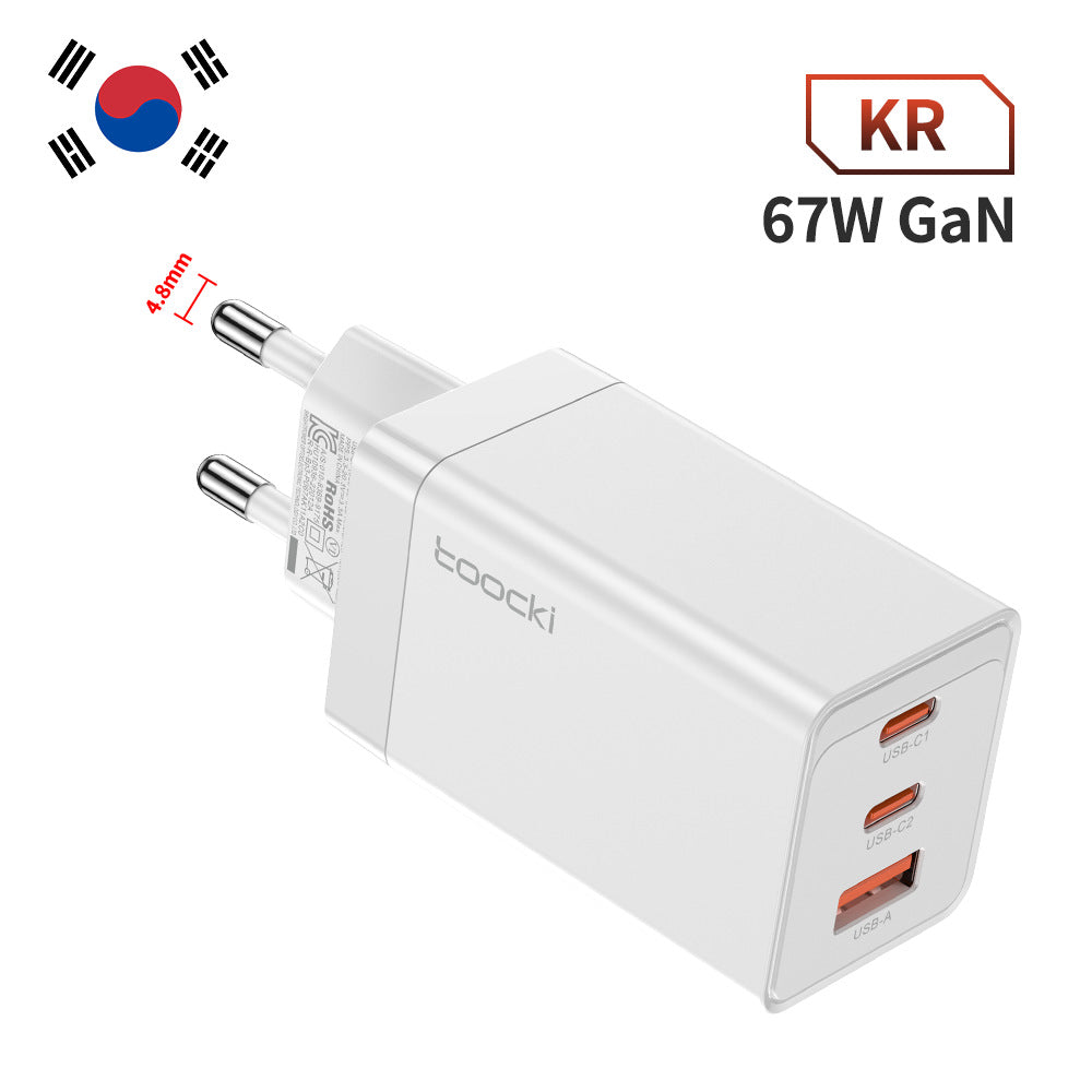 Schnellladegerät „Power Core 67W Pro“ – Kompakt, leistungsstark & vielseitig