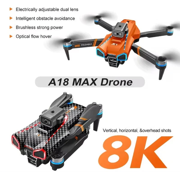 Sky Master X8 Pro – 8K Drohne mit Dual-Kamera & HD-Display