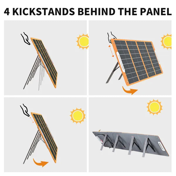 Faltbares Solarpanel „Solar Flex Traveler“ – Leistungsstark, robust & bereit für jedes Abenteuer