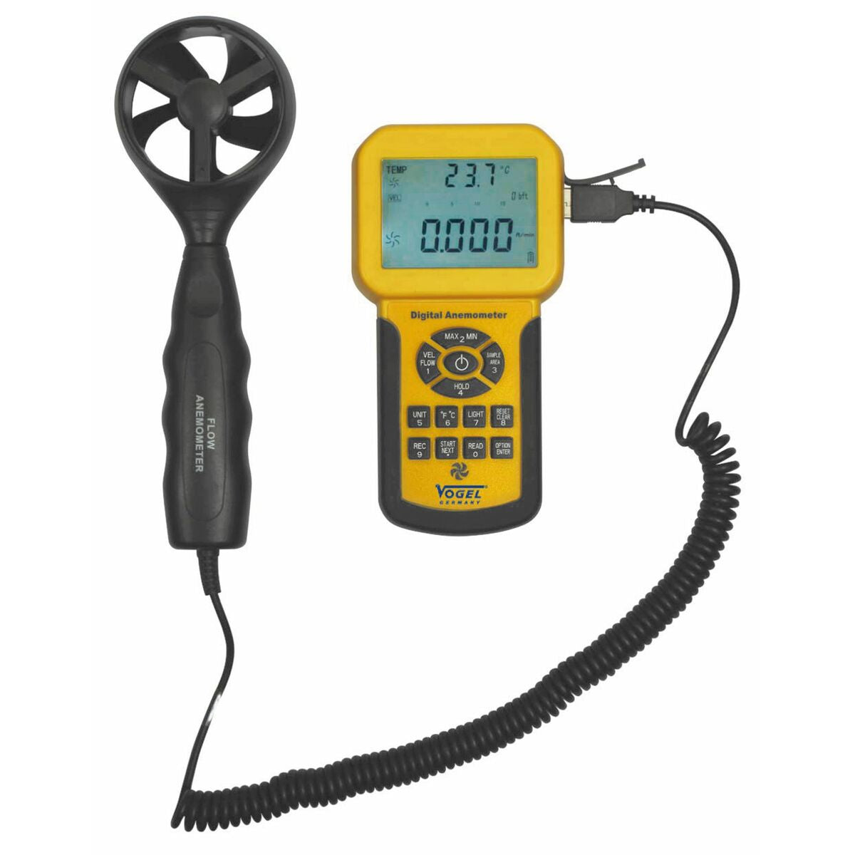Geschwindigkeitsanemometer