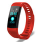 NNEAGS Sport Smart Watch Health Fitness Wrist Band Bracelet Activity Tracker Red-0