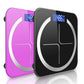 NNEAGS 2X 180kg Glass LCD Digital Fitness Weight Bathroom Body Electronic Scales Black/Pink-0