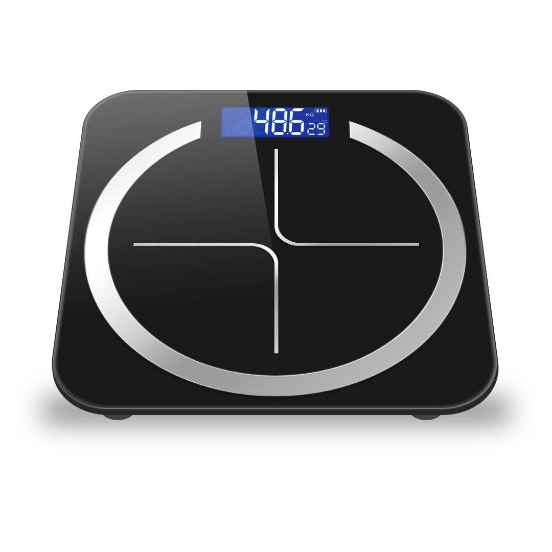 NNEAGS 2X 180kg Glass LCD Digital Fitness Weight Bathroom Body Electronic Scales Black/Pink-2
