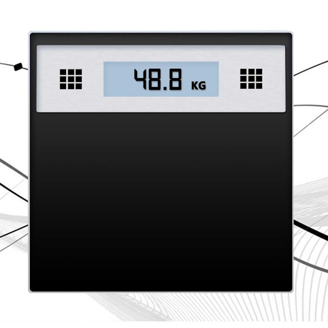 NNEAGS 180kg Electronic Talking Scale Weight Fitness Glass Bathroom Scale LCD Display Stainless-2