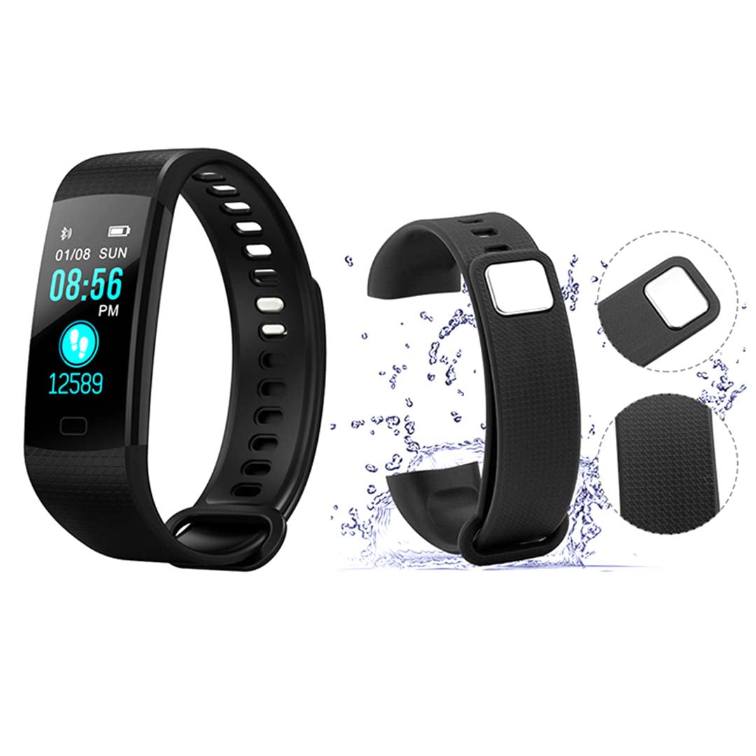 NNEAGS Sport Smart Watch Health Fitness Wrist Band Bracelet Activity Tracker Red-3
