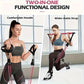 14 teiliges Pilates Stick Fitness Set mit Widerstandsbändern in Pink