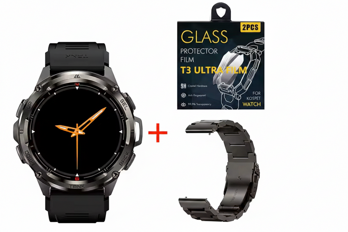 Ultra GPS Smart Watch  – 470mAh Digital Fitness Tracker with Bluetooth-1