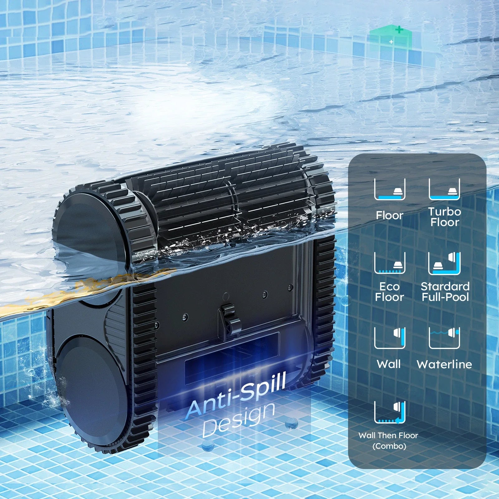 WYBOT C2 Cordless Robotic Pool Cleaner With App Control-4