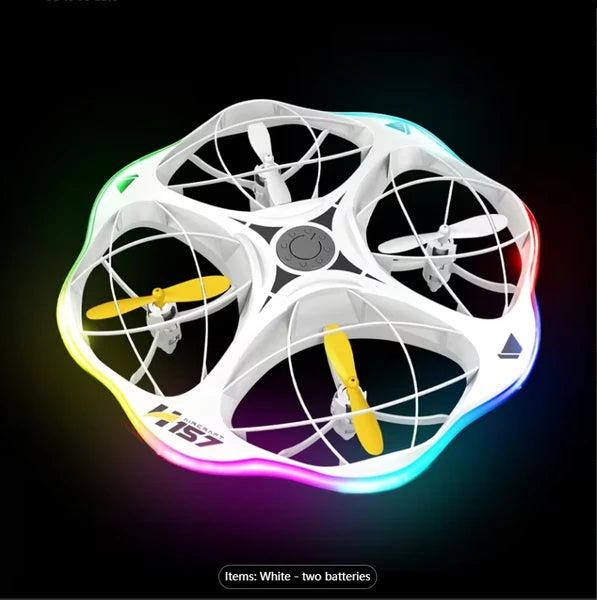 AirGlow UFO Drone – 360° Hinderniserkennung mit LED-Lichteffekten
