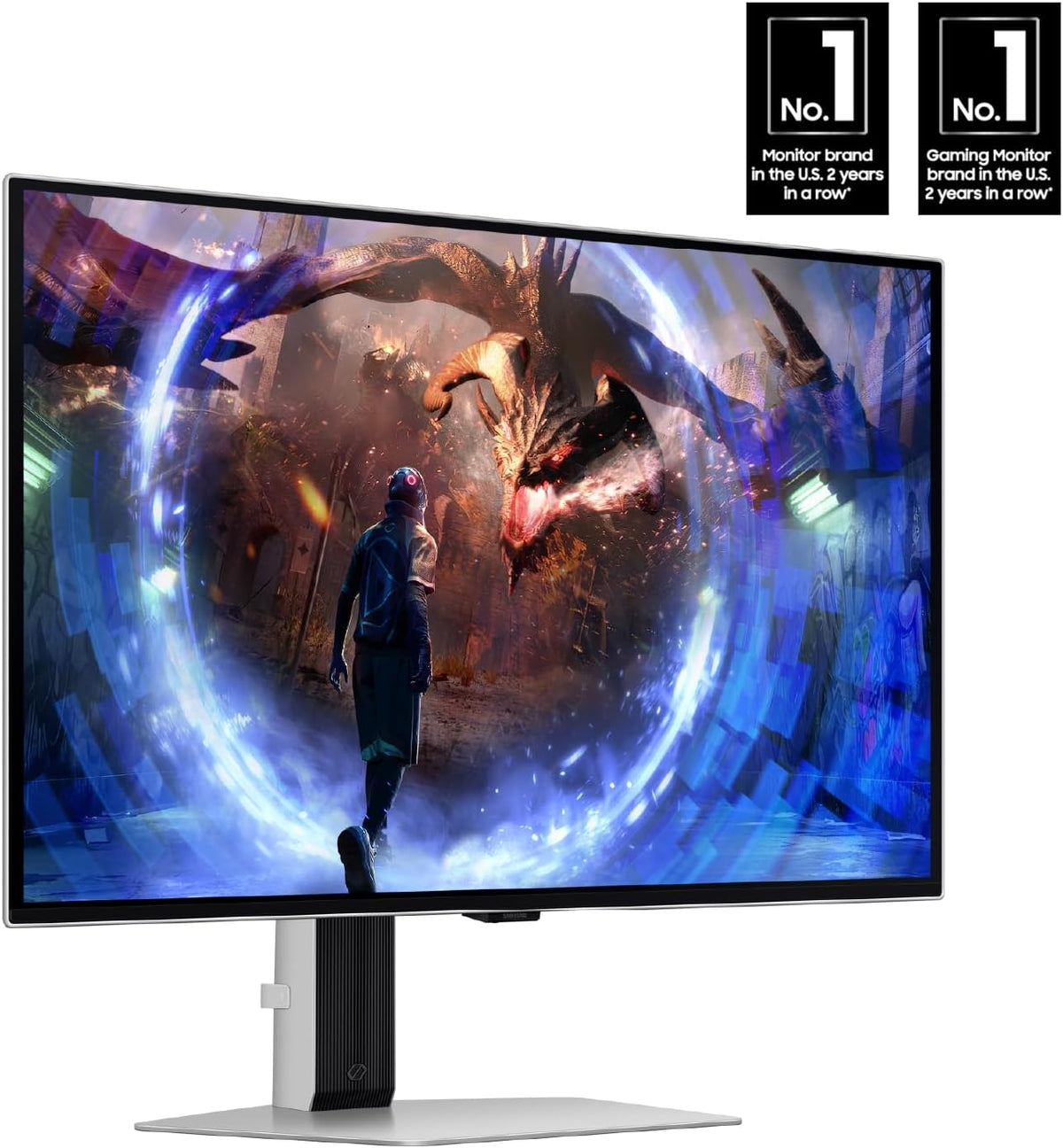 Samsung Odyssey OLED G6 G60SF 27 Zoll QHD Gaming Monitor mit 500 Hz