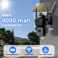 360° Solar WLAN Überwachungskamera mit 1080p und LED Licht