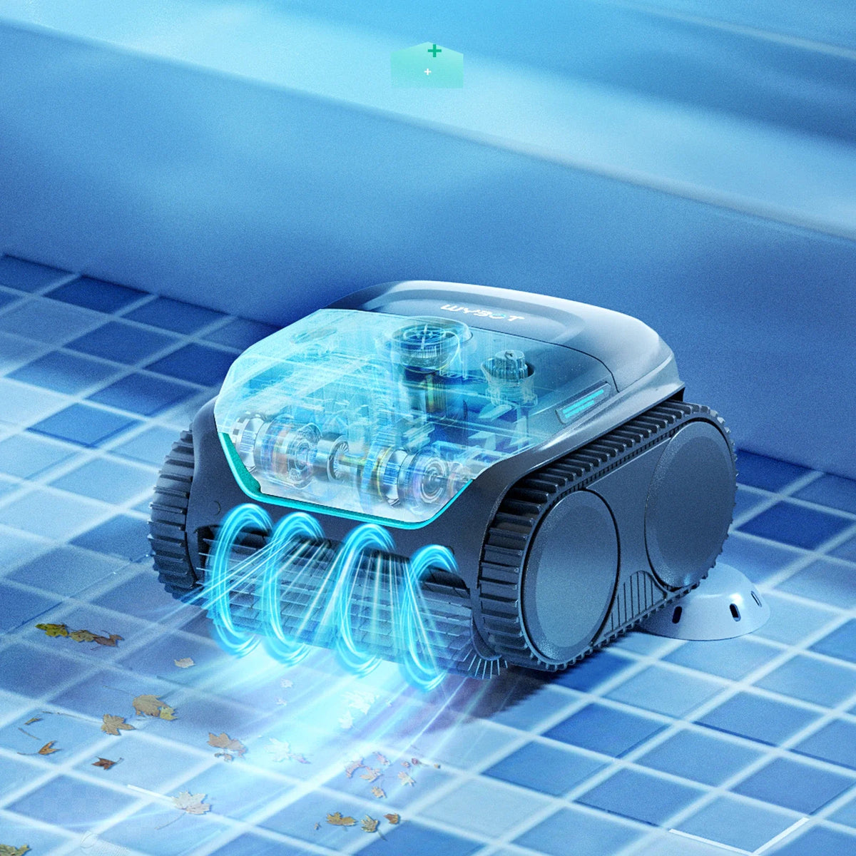 WYBOT C2 Cordless Robotic Pool Cleaner With App Control-2