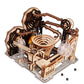 Marble Flow – Mechanisches 3D Holzpuzzle mit Kugelbahn & Spieluhr