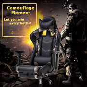 Ergonomischer Gaming und Bürostuhl mit verstellbarer Rückenlehne