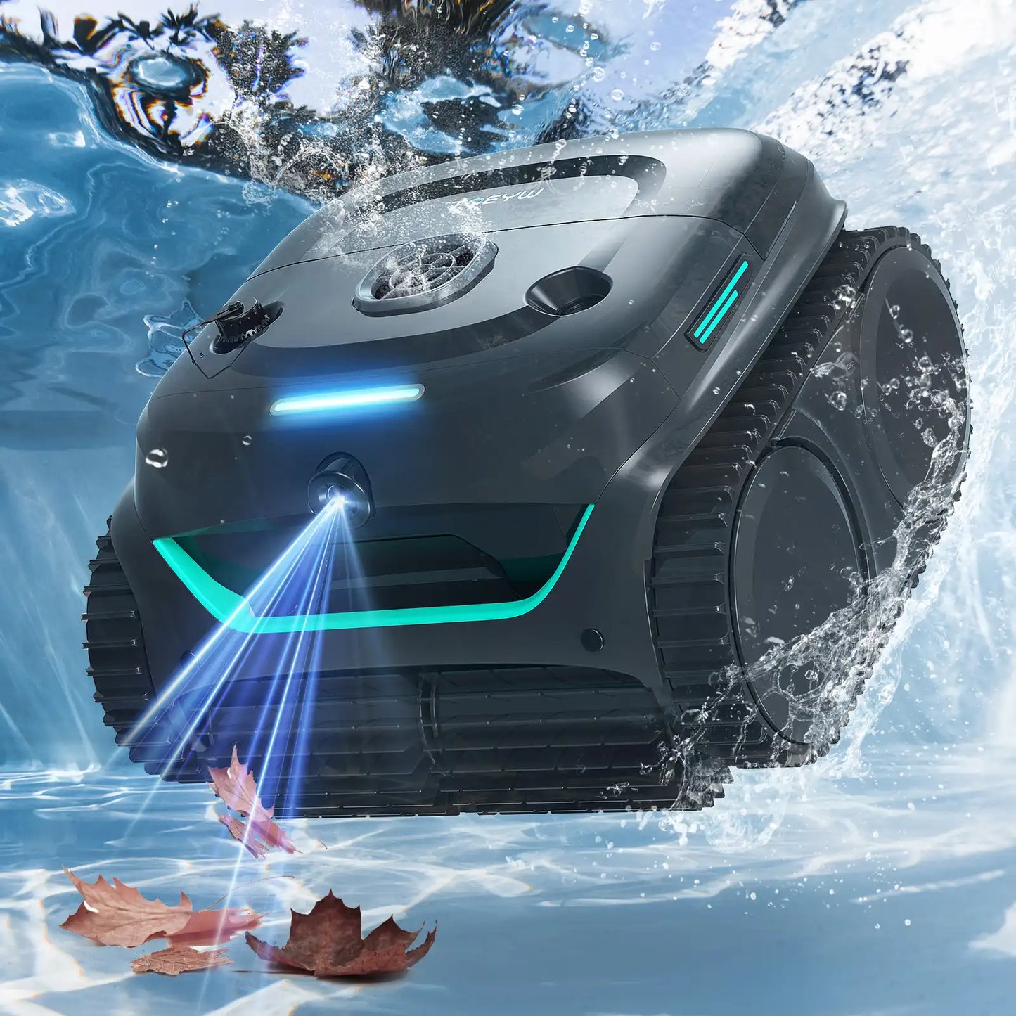 WYBOT C2 Vision Robotic Pool Cleaner Vacuum with AI Vision & Smart APP Control-1