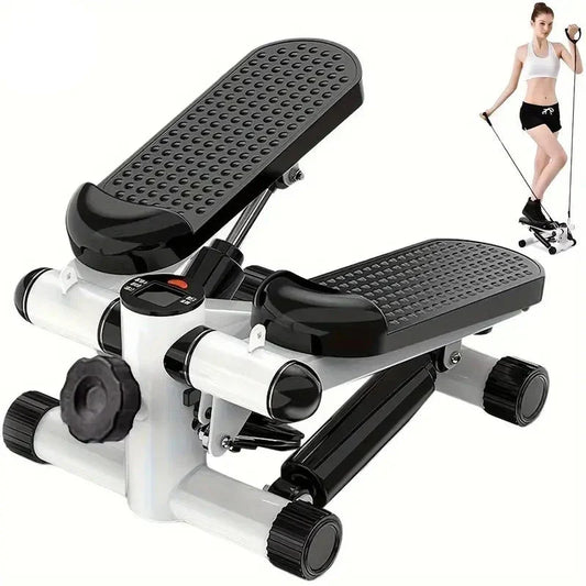 Mini Stepper mit Widerstandsbändern und Kalorienzähler