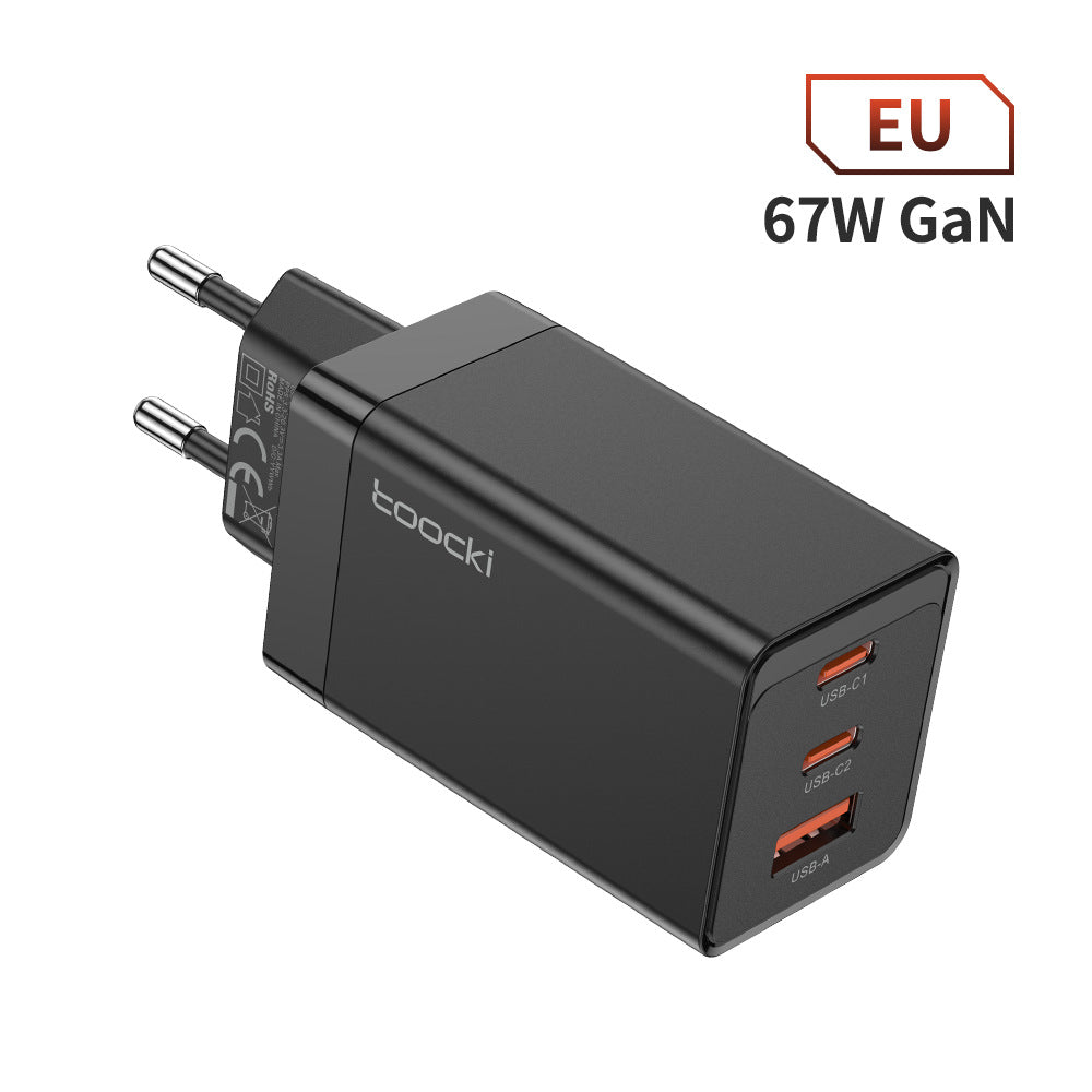 Schnellladegerät „Power Core 67W Pro“ – Kompakt, leistungsstark & vielseitig