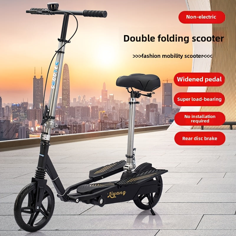 Two-Wheeled Foldable Commuter Scooter Without Battery-2