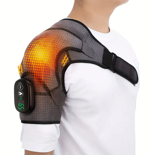 Beheiztes Schulter Massagegerät mit Akku und USB Ladefunktion