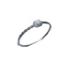 Filigranes Silberarmband mit schimmerndem Opalstein und eleganten Details im modernen Schmuckdesign