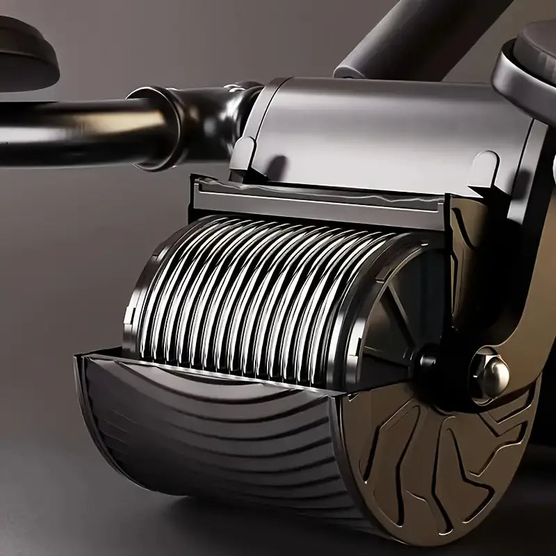 Automatischer Bauchroller mit Rückholfunktion und Ellenbogenauflage