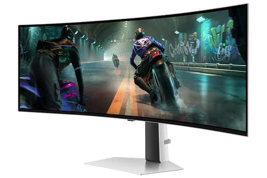 Ultrawide Curved Gaming Monitor mit gebogenem Display und breiter Bildfläche für immersives PC Gaming.