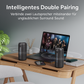 Wasserdichter Bluetooth Lautsprecher mit 20 W, Bass Boost und RGB Licht