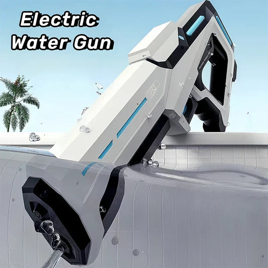 NNEOBA elektrische Wasserpistole mit Akku und Lichteffekten
