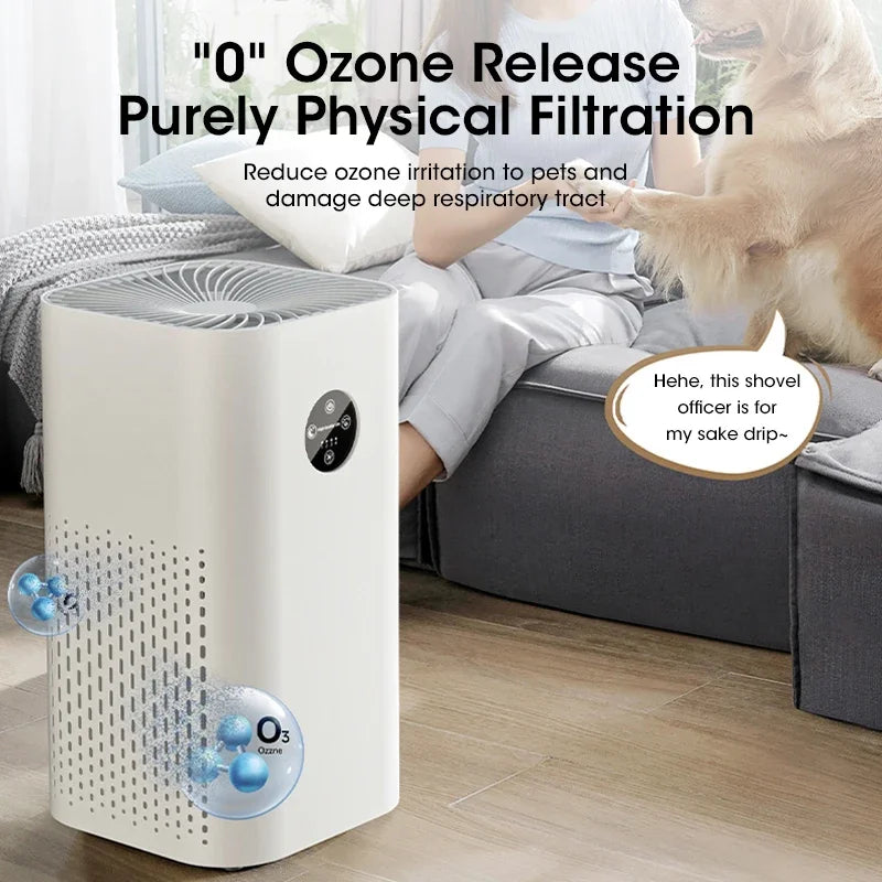 NNEOBA Luftreiniger mit H13 HEPA Filter und 4 Stufen