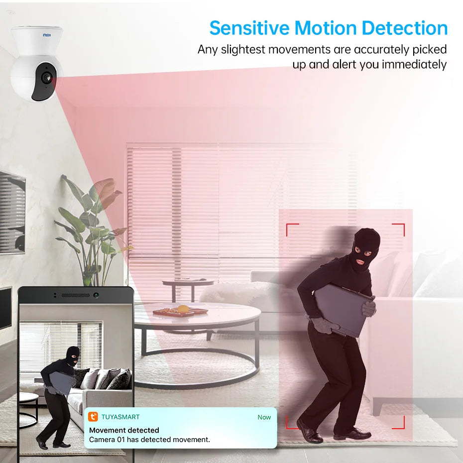 NNEOBA 4K WLAN Überwachungskamera mit Auto Tracking
