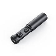 Kabellose Bluetooth In-Ear-Kopfhörer mit kompaktem Ladecase und digitaler Akkuanzeige für unterwegs.