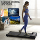Under Desk Walking Pad - Home Gym Office Fitness Equipment(Black)-4