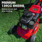 NNEMB Lawn Mower 139CC 17 Petrol Push Lawnmower 4-Stroke Engine Catch New-3