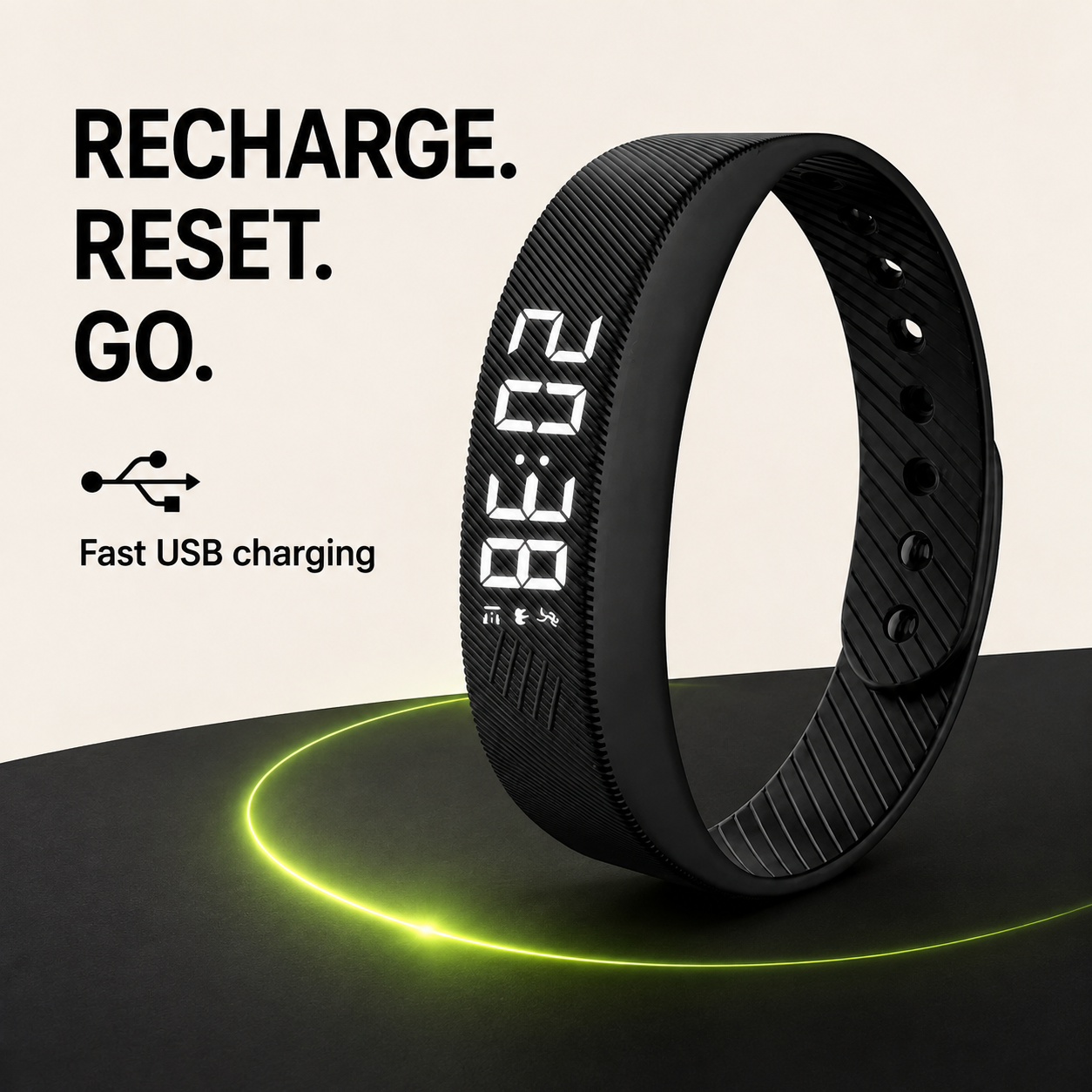 On The Nose Co. Pulse™ Smart Fitness Vibration Alarm Band-2