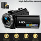 Digital HD Camera with Rotating Screen with 32G Card Black-2