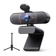 4K USB Webcam mit Autofokus, Mikrofonen und Stativ