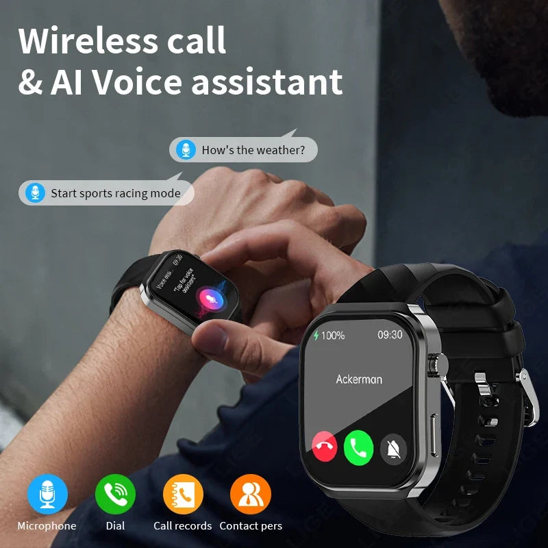 NNEOBA Health Diagnostic Smartwatch Black-2