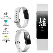 Health Fitness Tracker Sports Bracelet White-1