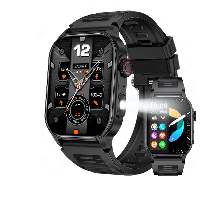 NNEOBA Smart Watch HD Screen Fitness Tracker Black-0