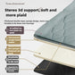 Electric Full Body Massage Mattress with Heat, Airbag, and Kneading Grey-4