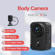Mini Camera 1080P Full HD Smart Pocket Camcorder Black-2