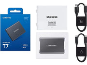 Samsung Portable SSD T7 mit bis zu 4 TB in Titan Grey und Indigo Blue