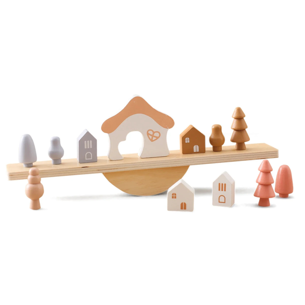 Montessori Wooden Toy Stacking&Threading-21