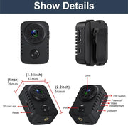 Mini Camera 1080P Full HD Smart Pocket Camcorder Black-1